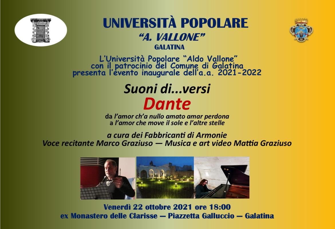 “Suoni di…versi Dante”