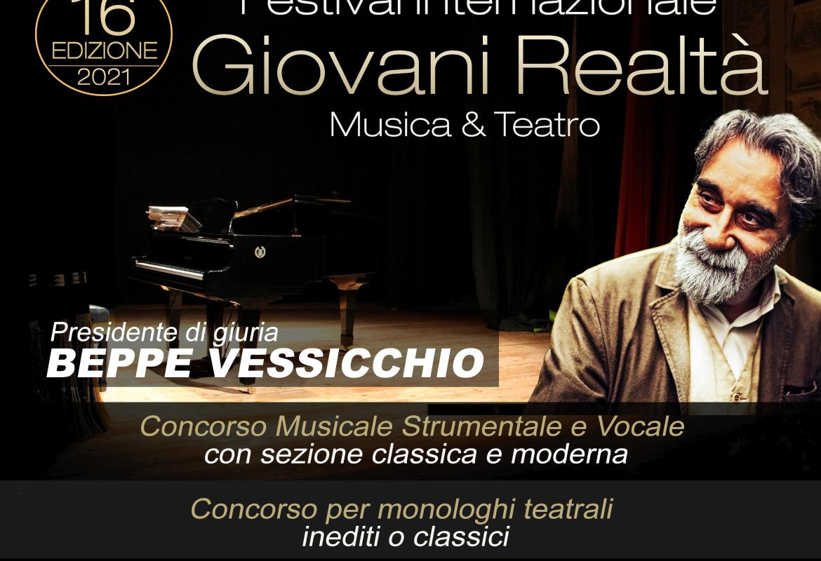 A Galatina Beppe Vessicchio per la XVI edizione del “Festival Internazionale Giovani Realtà”