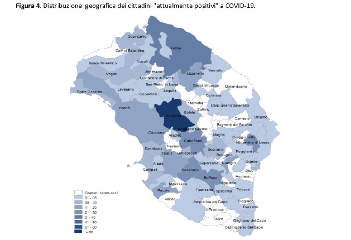 COVID-19. Sempre molto alto il numero dei galatinesi positivi