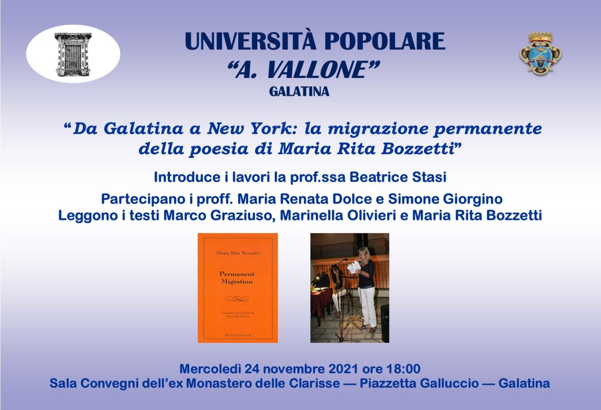“Permanent Migration” di Maria Rita Bozzetti