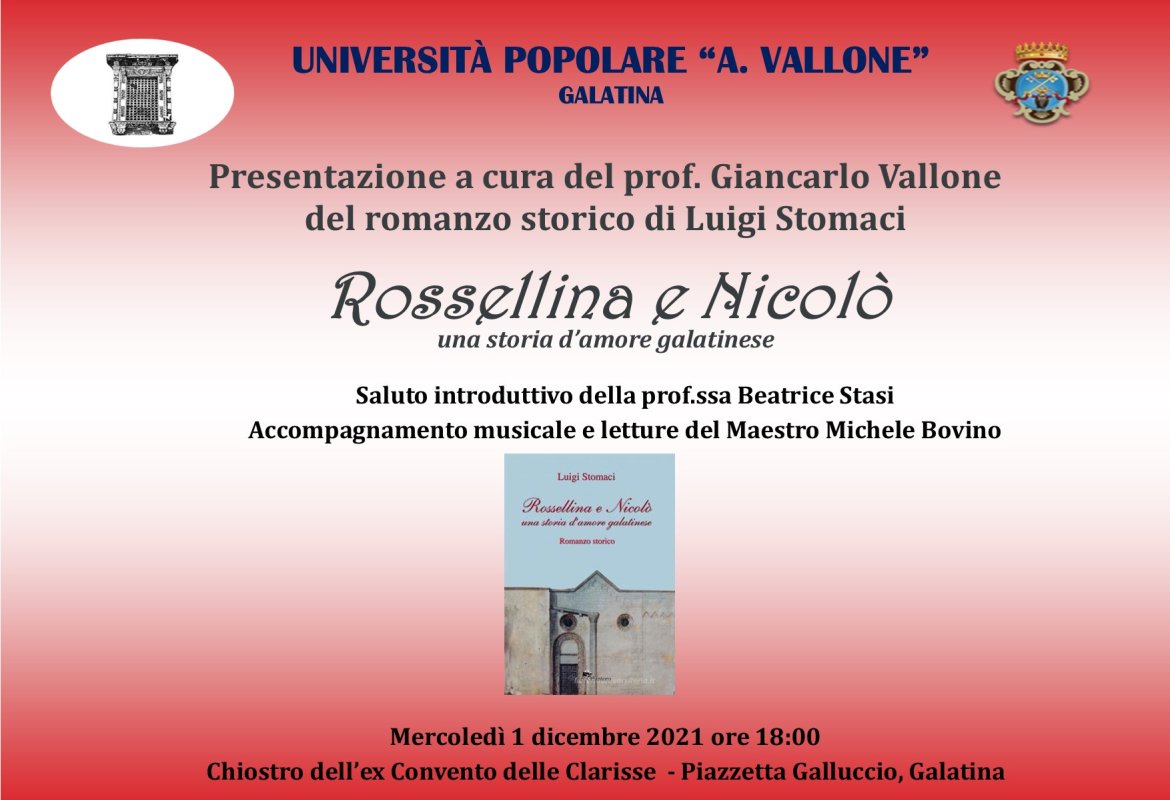 “Rossellina e Nicolò, una storia d’amore galatinese”