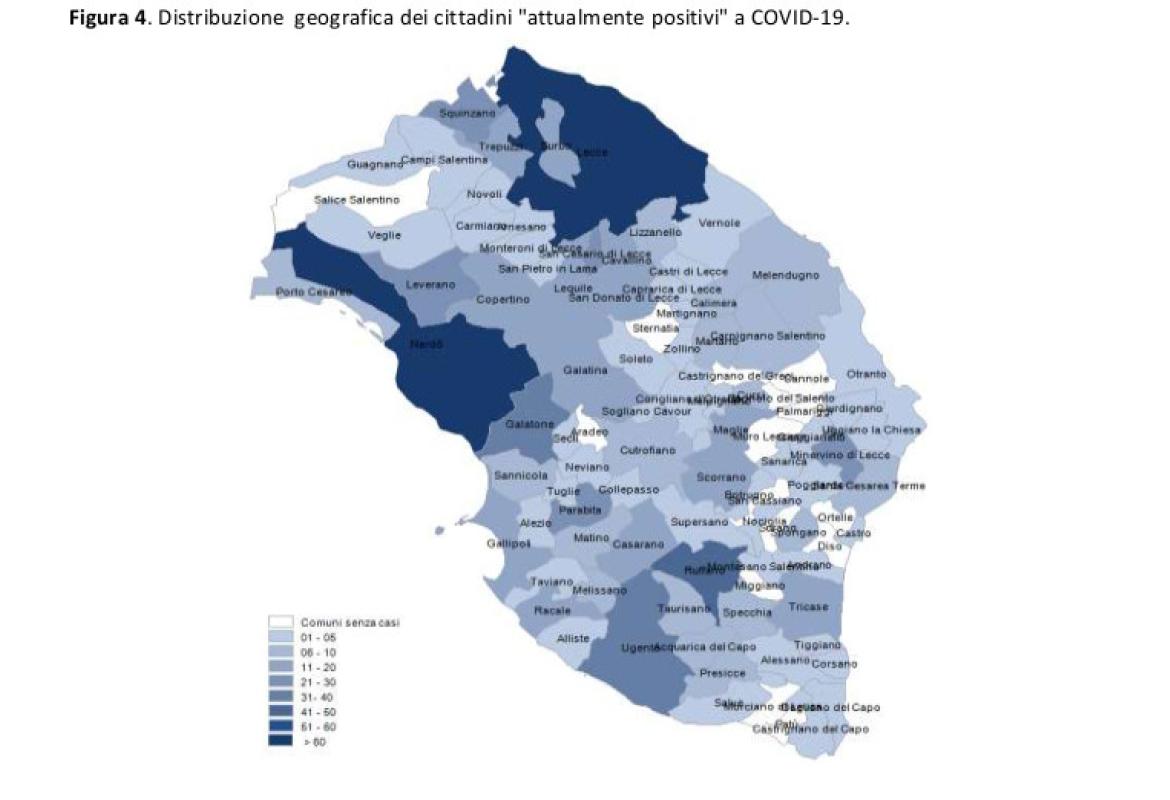 COVID-19. Quasi invariato il numero dei galatinesi ancora positivi