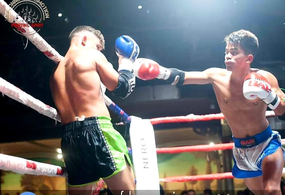 Lal Lisi con la Nazionale Italiana a Bangok per i campionati mondiali di Muay Thai
