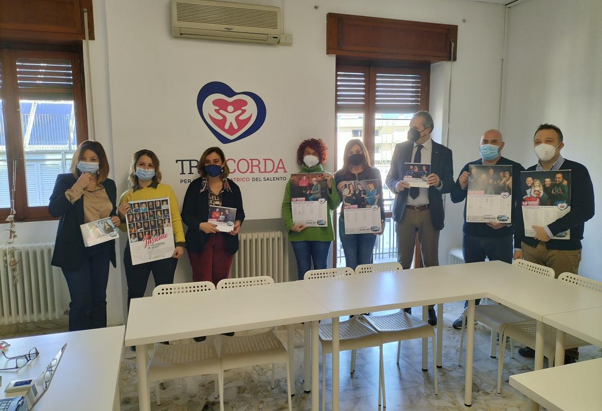 Un calendario solidale per i bambini del Polo Pediatrico di Lecce