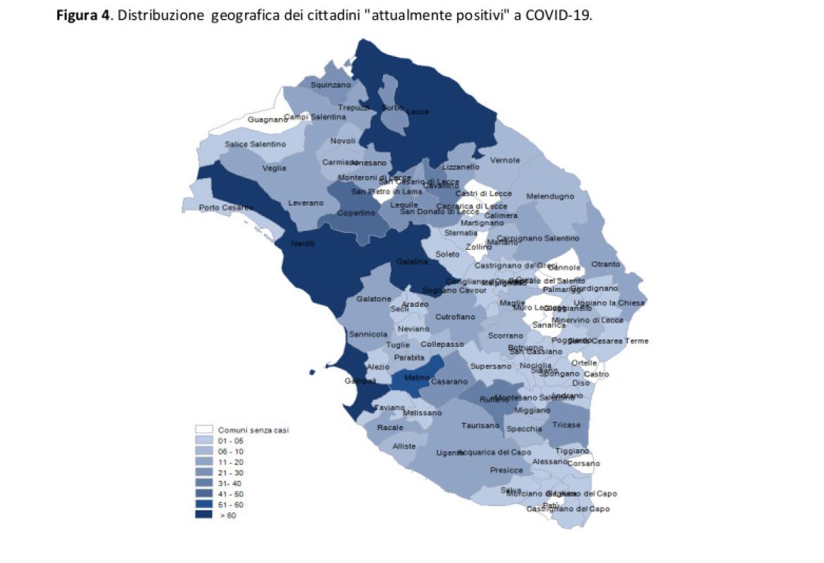 COVID-19. Balza da 37 a 62 il numero dei galatinesi ancora positivi