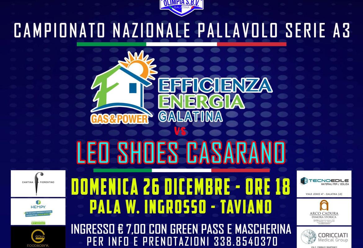 Efficienza Energia Galatina vs Casarano