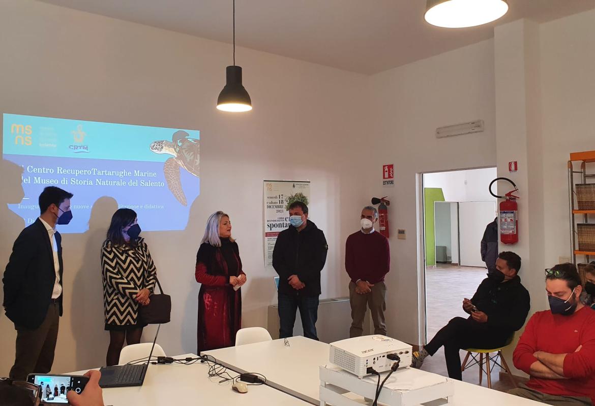 Inaugurate due nuove sale del Centro Recupero Tartarughe Marine del Museo di Storia naturale del Salento