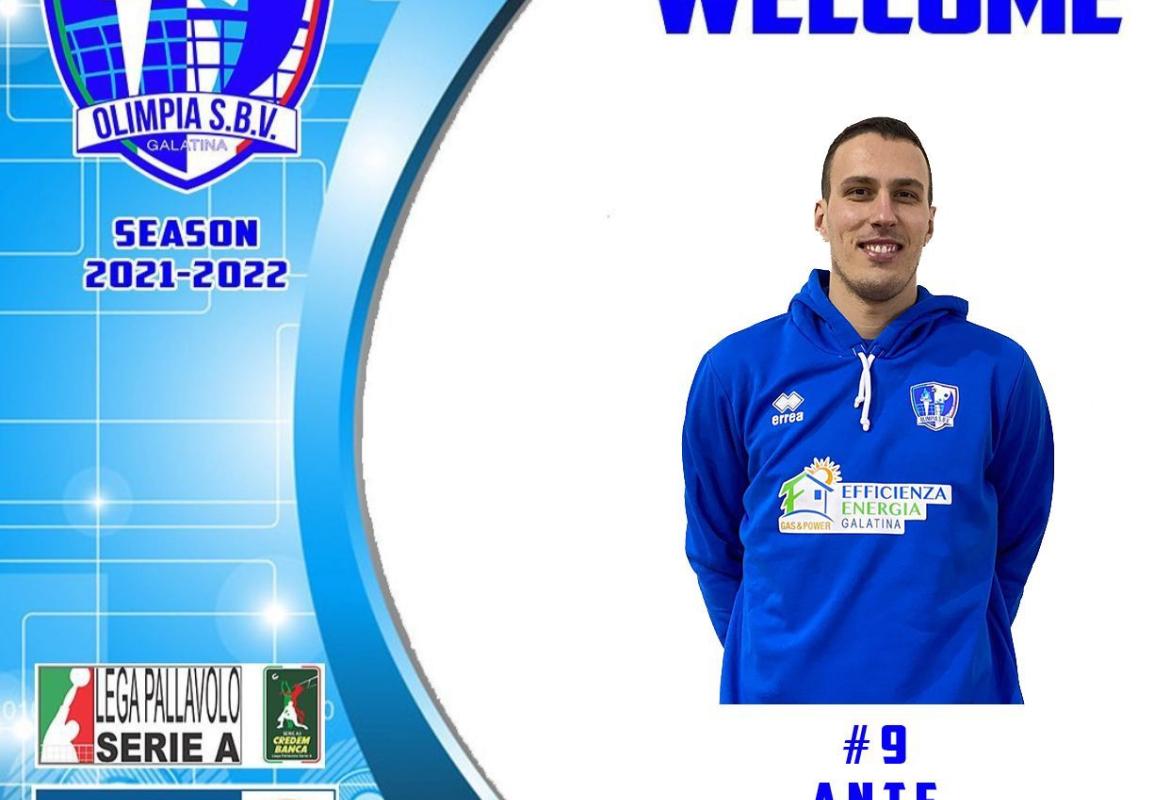 Ante Giljanovic arriva a Galatina con l'Olimpia Sbv
