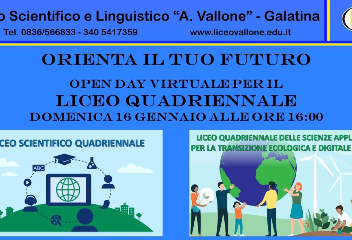 Attivato al 'Vallone' di Galatina il Liceo Quadriennale delle Scienze Applicate per la Transizione Ecologica e Digitale (Ted).