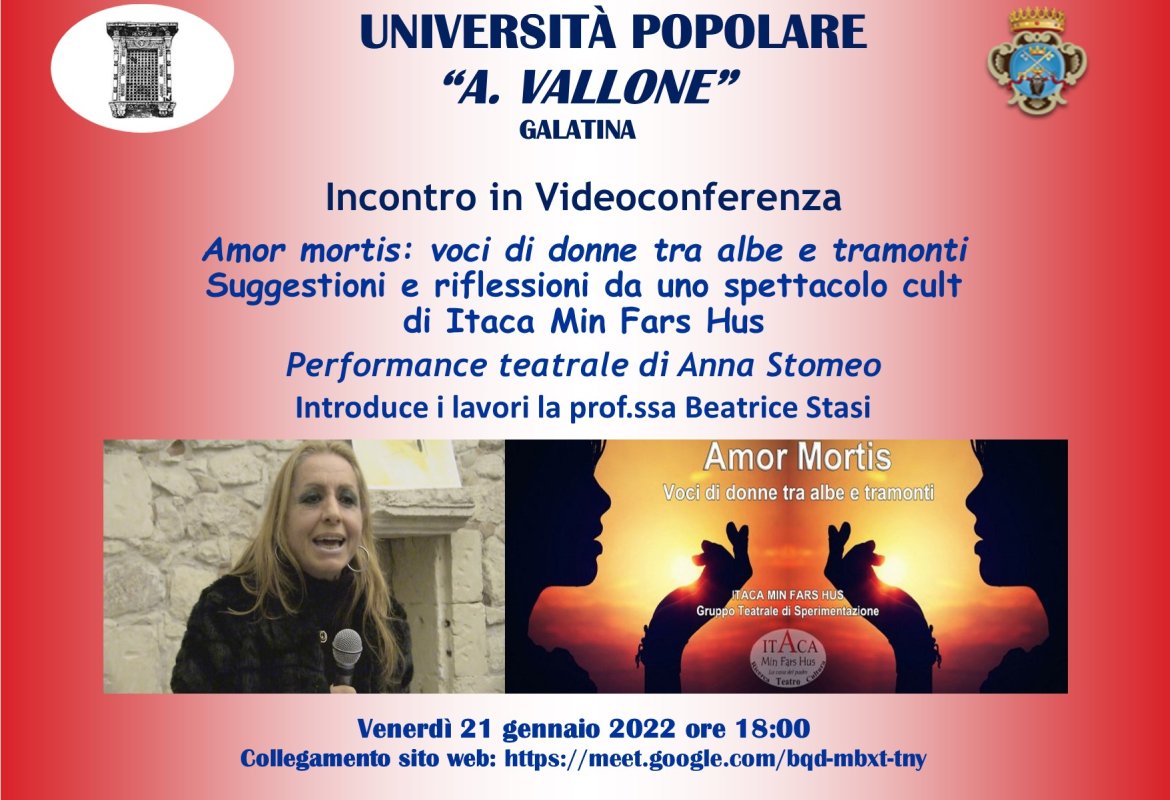 Anna Stomeo all'Università Popolare di Galatina