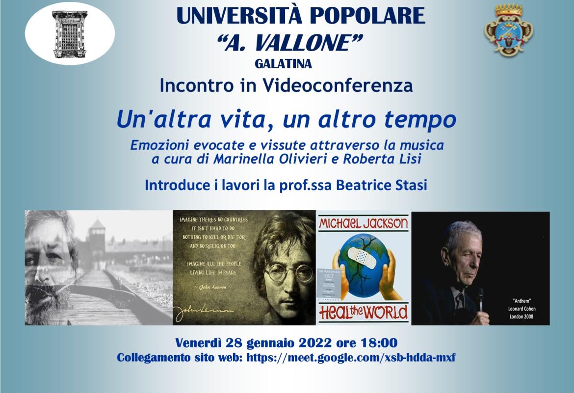 "Un'altra vita, un altro tempo"