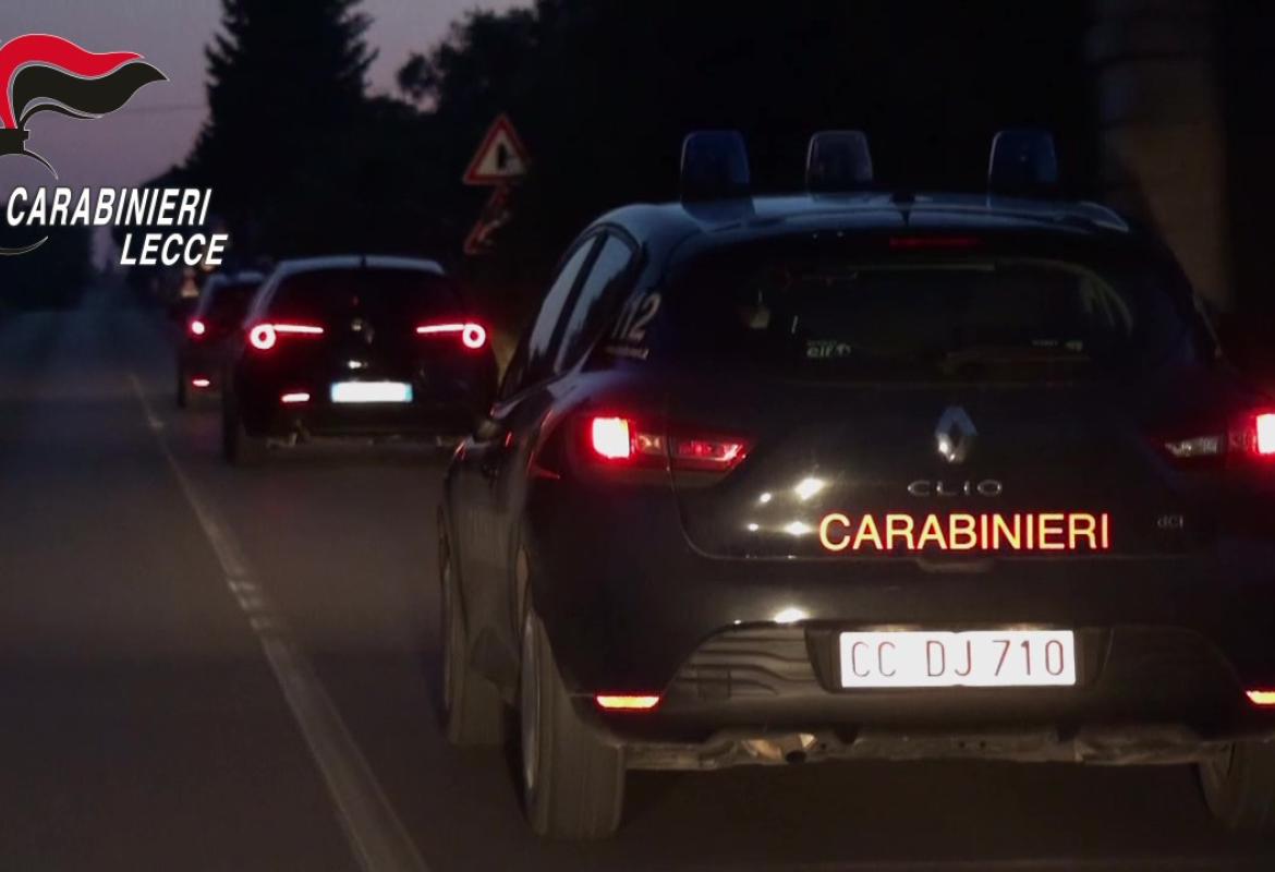 Blitz dei Carabinieri a Galatina, Aradeo, Neviano, Cutrofiano e Corigliano d’Otranto