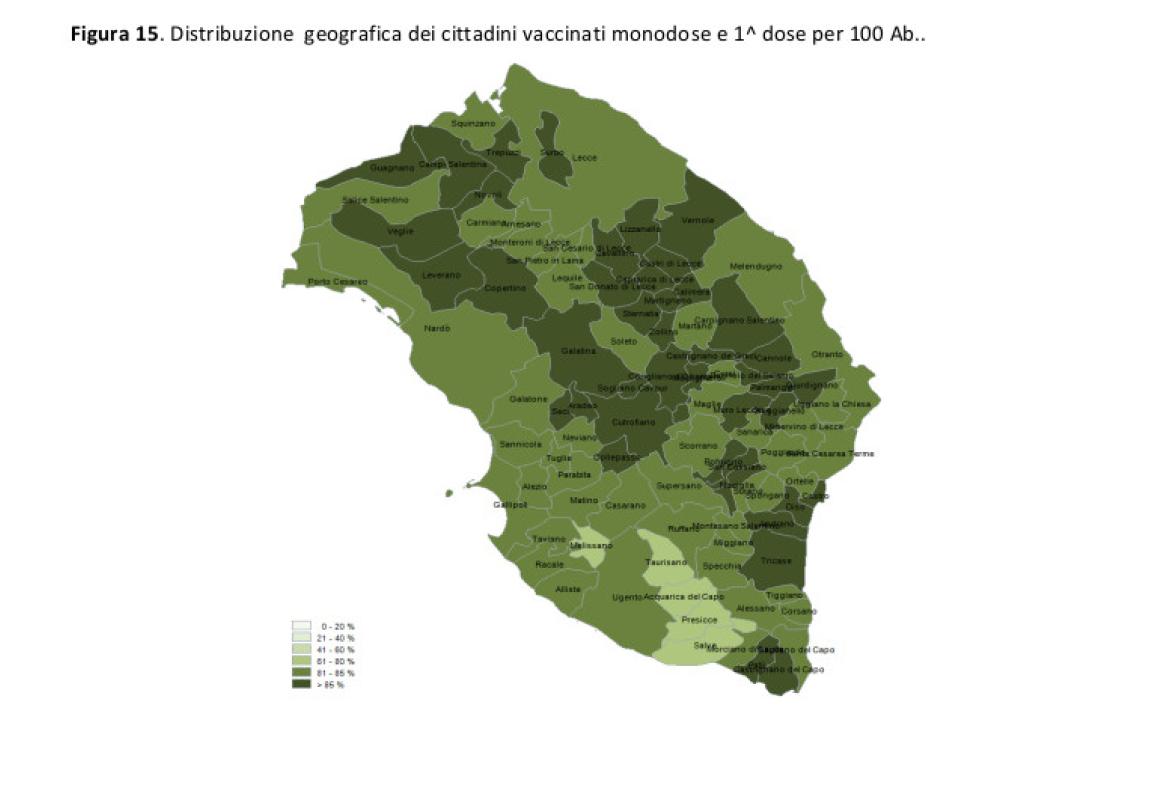 COVID-19. Significativo calo del numero dei galatinesi ancora positivi