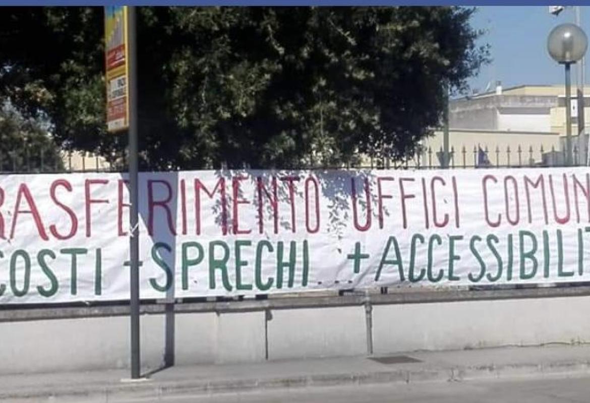 Trasferimento Uffici Comunali: &quot;Tutto cominciò con l'Amministrazione Montagna&quot;