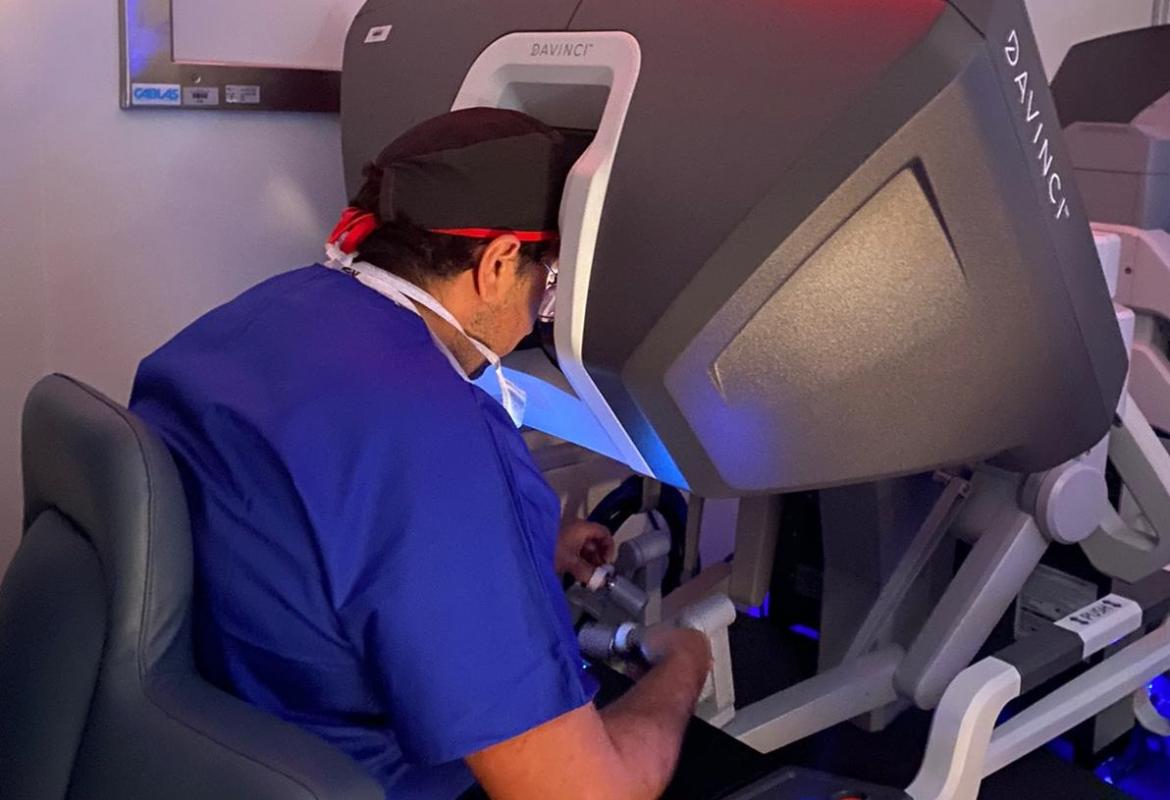 Primi interventi al DEA del robot chirurgo