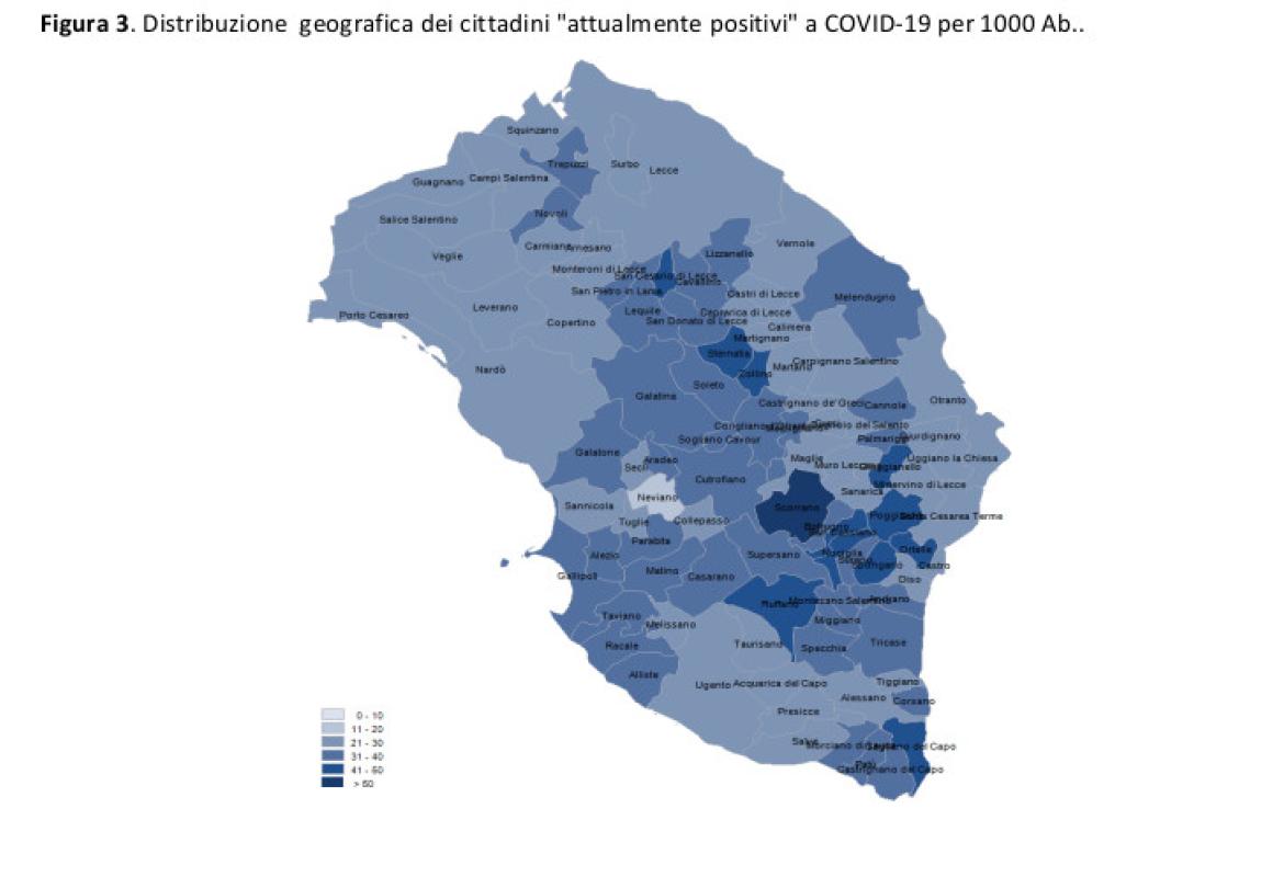COVID-19. Schizza a 849 il numero dei galatinesi ancora positivi
