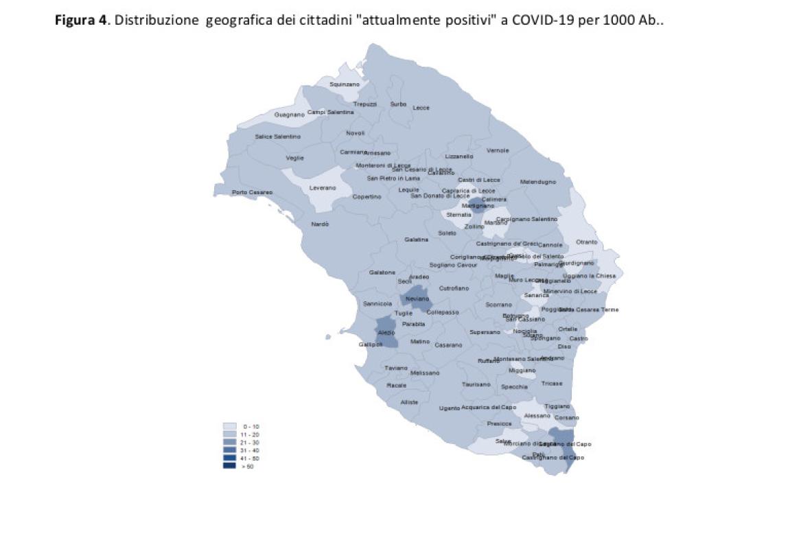COVID-19. Continua a calare il numero dei galatinesi ancora positivi (505)