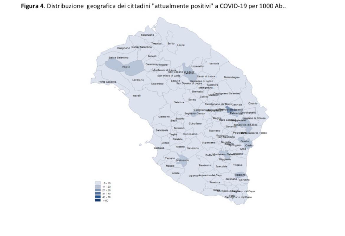 COVID-19. Sempre in calo i galatinesi positivi