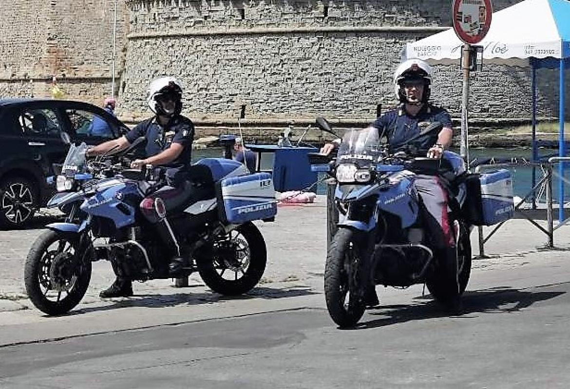 La Polizia di Stato di Gallipoli attiva le volanti in moto (Nibbio)