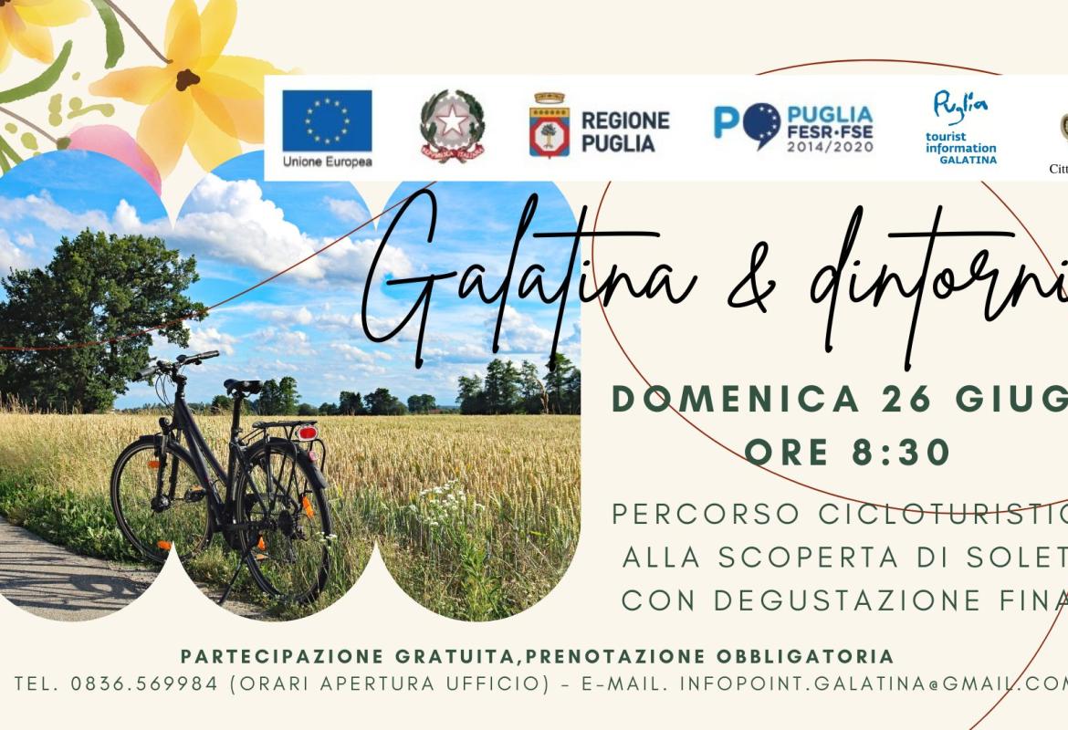 Una ciclo escursione gratuita fra Galatina e Soleto
