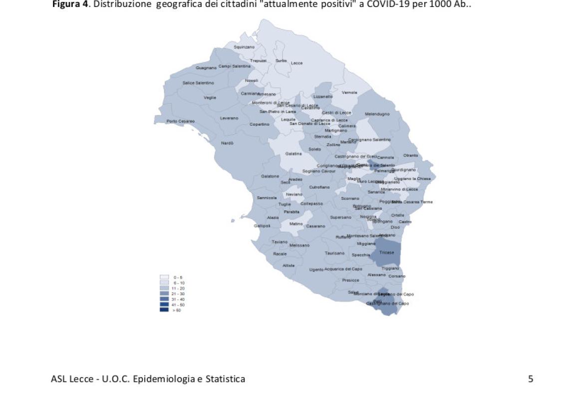 COVID-19. Sempre in calo il numero dei galatinesi ufficialmente positivi