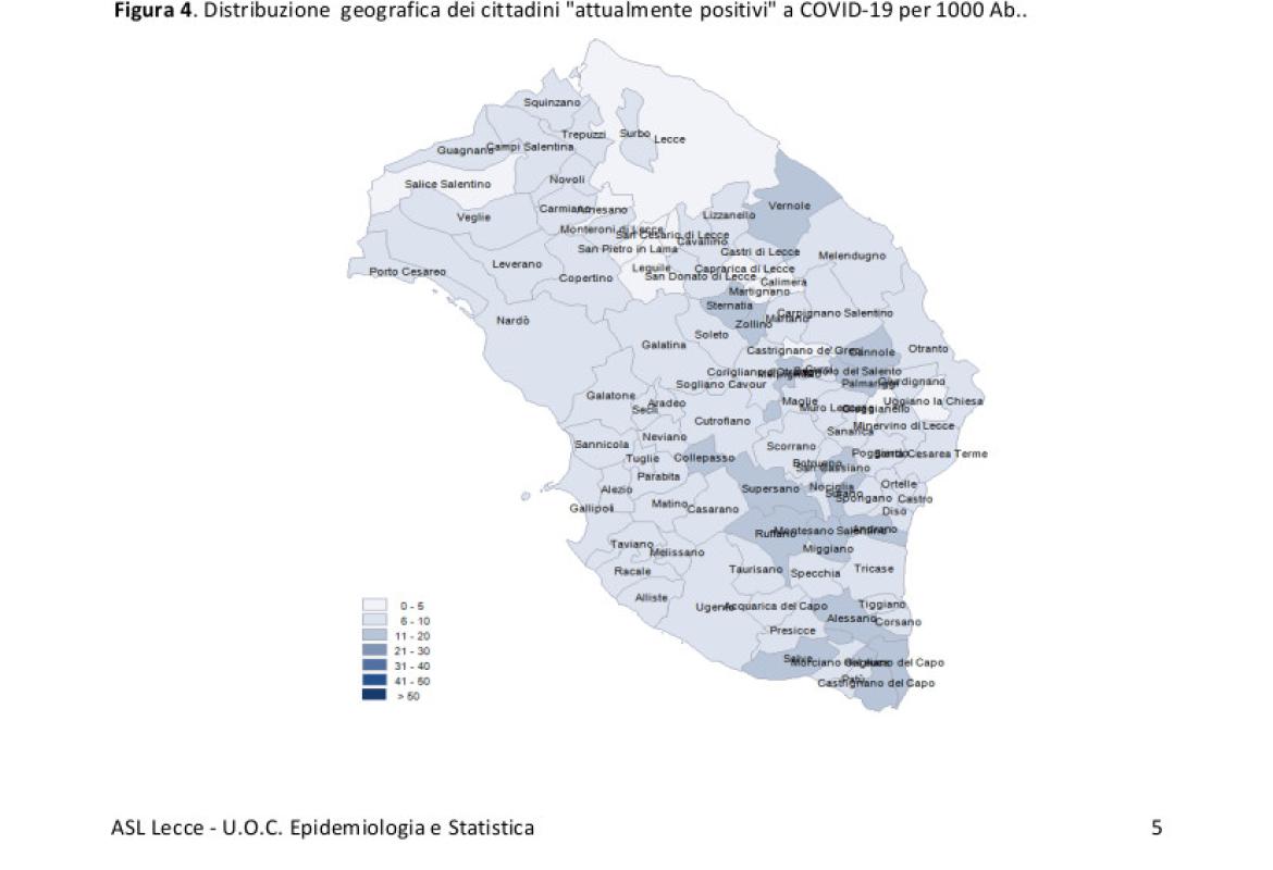 COVID-19. Sono 169 i galatinesi ufficialmente positivi