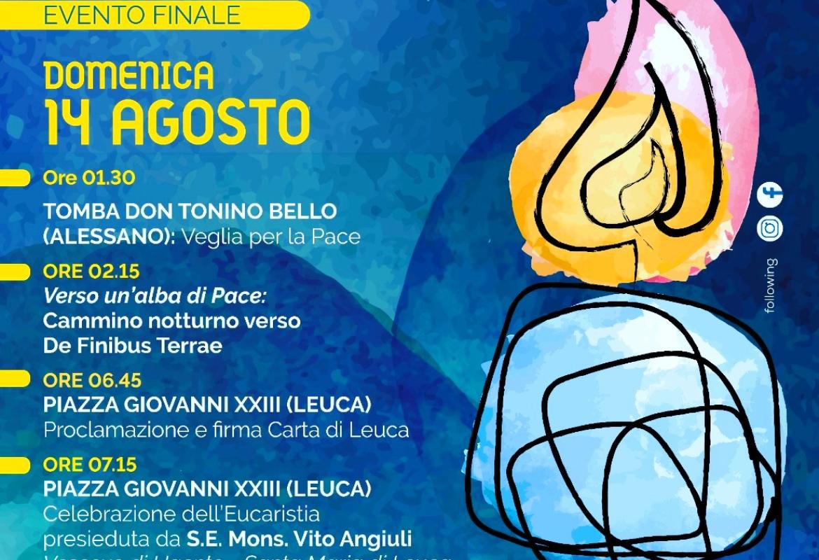 “Verso un’Alba di Pace” sulla tomba di don Tonino