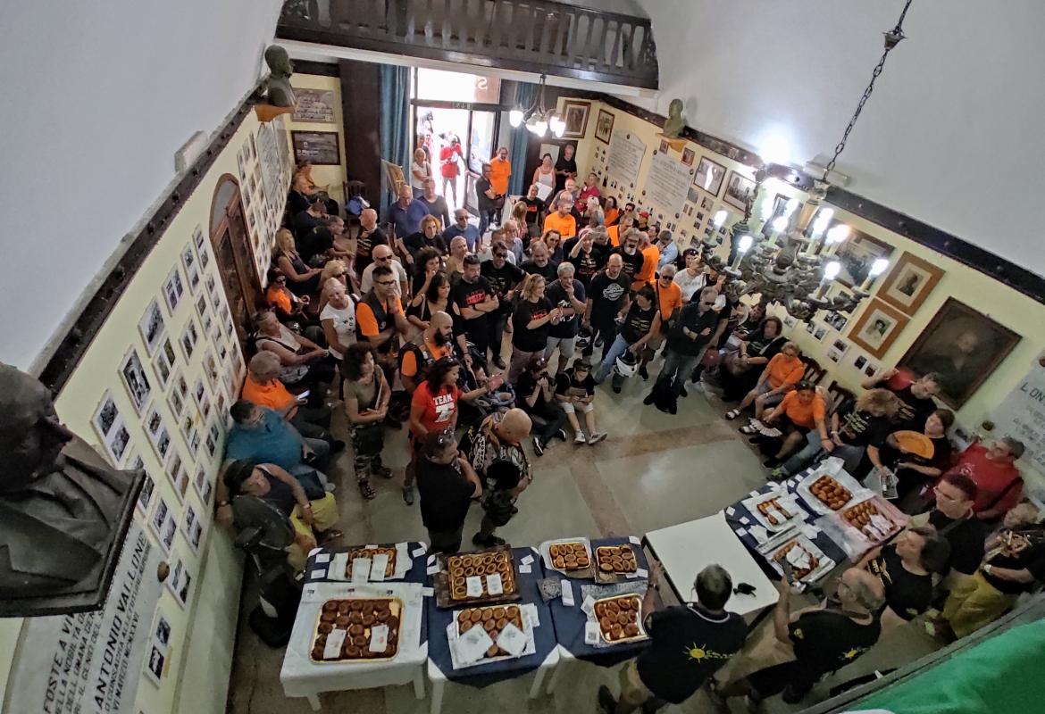 Il pasticciotto di Galatina conquista i centauri del XIV raduno Guzzi di Noha