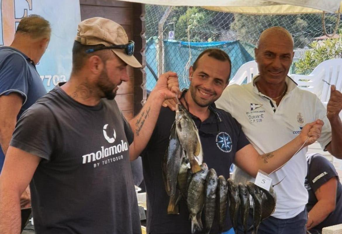 Antonio Porpora con 14 pesci vince il XII Trofeo del Salento