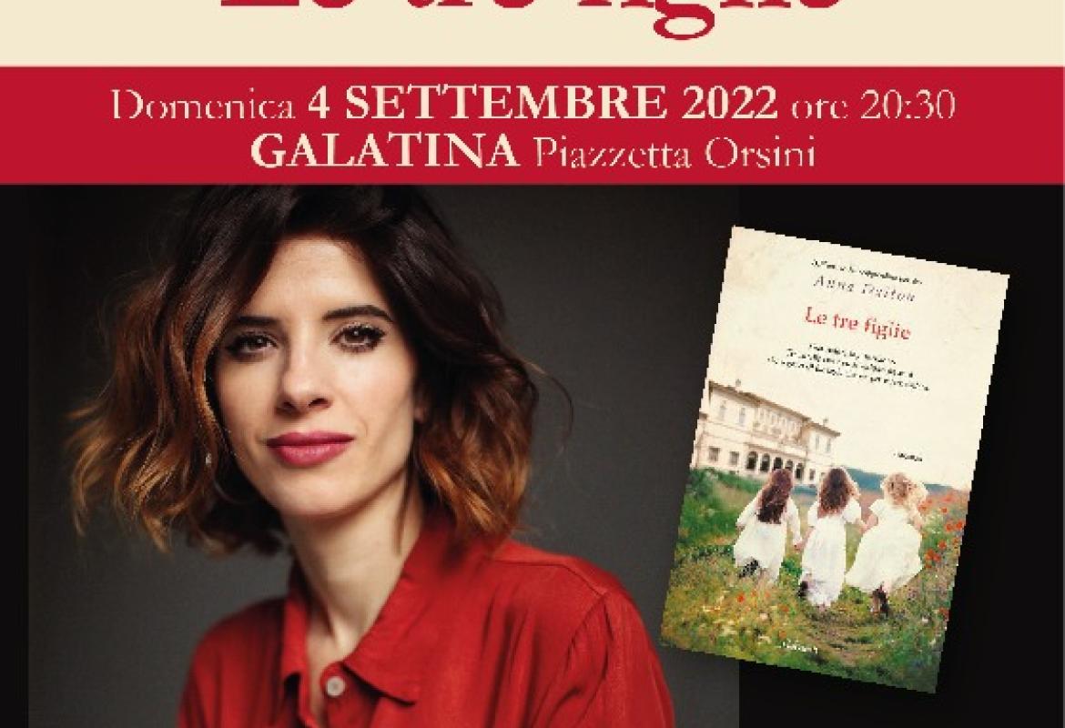 Anna Dalton a Galatina per presentare il suo ultimo romanzo “Le tre figlie