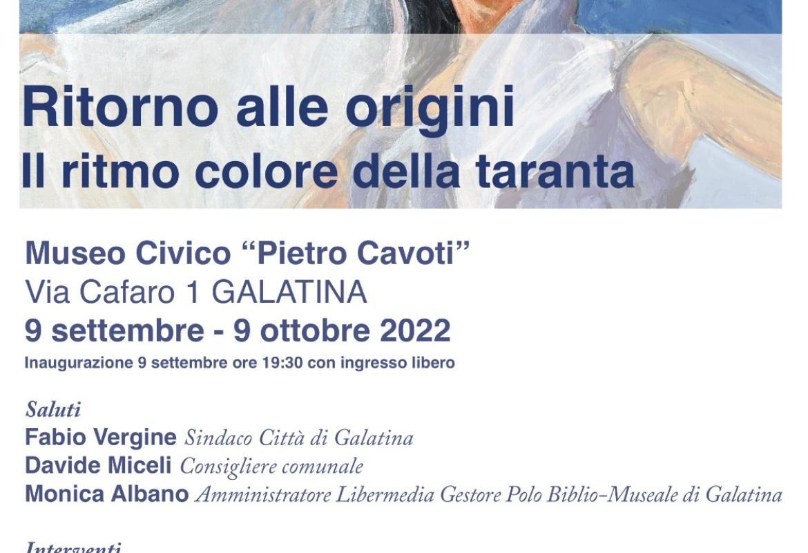 &quot;Ritorno alle origini: il ritmo colore della taranta&quot;, a Galatina la mostra di Luigi De Giovanni 