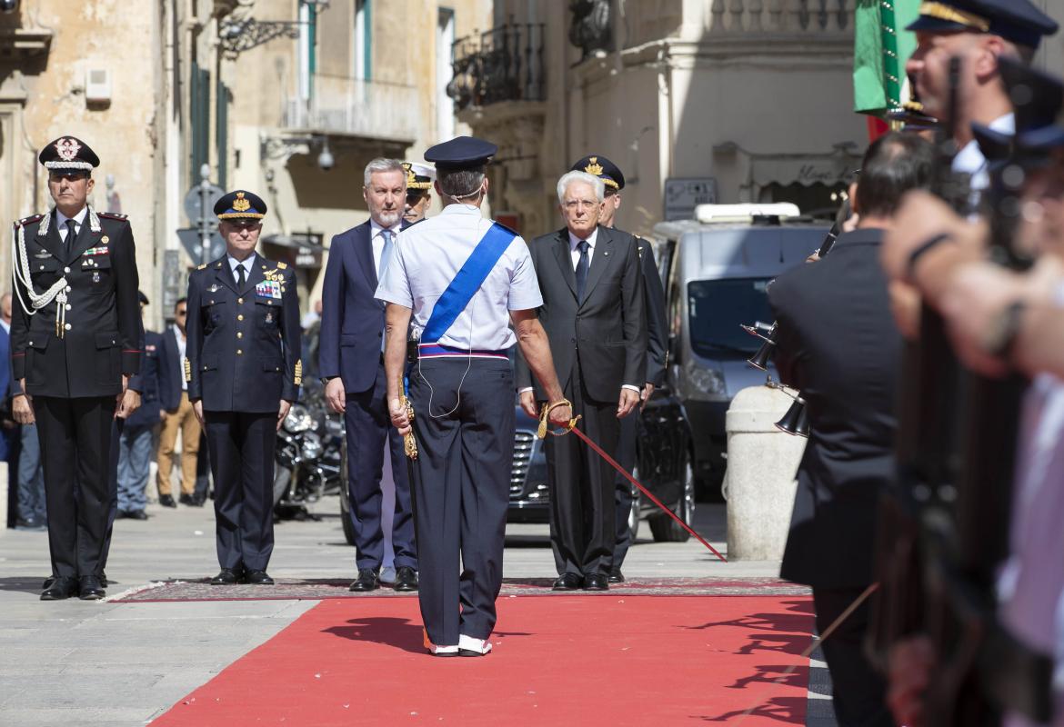 Mattarella a Lecce per la consegna delle Aquile ai piloti addestrati a Galatina, Frosinone e Pratica di mare