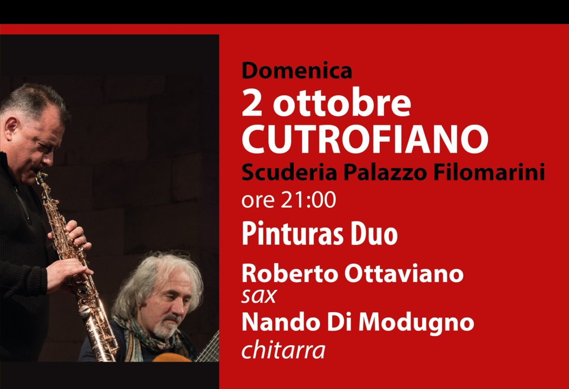 Roberto Ottaviano e Nando di Modugno a Cutrofiano per I Concerti del Chiostro