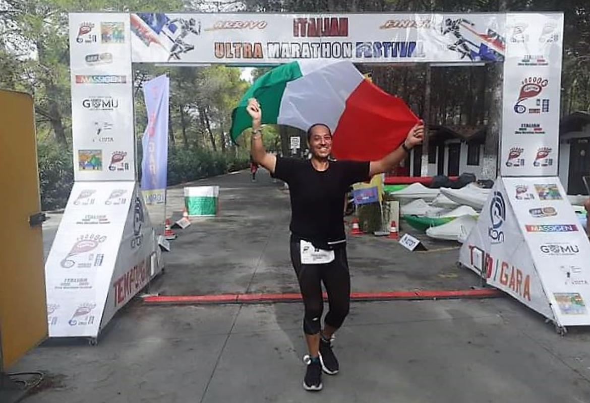 Patrizio Palamà si conferma campione italiano di ultramaratona M50 correndo per 508 km in sei giorni
