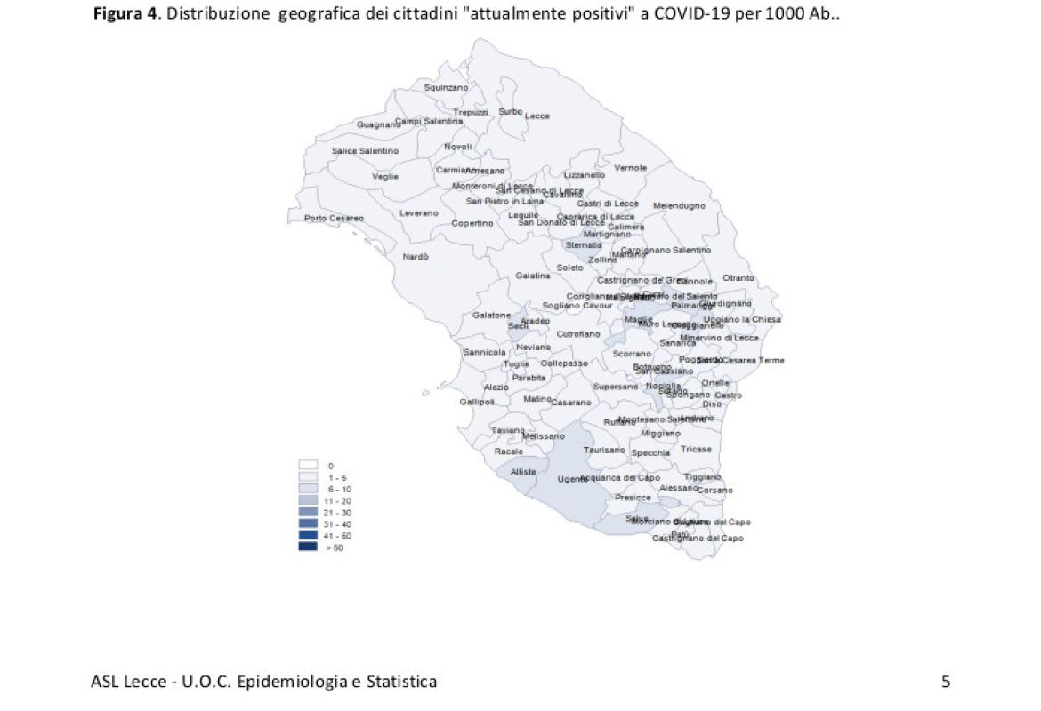 COVID-19. Continua a crescere il numero dei galatinesi ufficialmente positivi