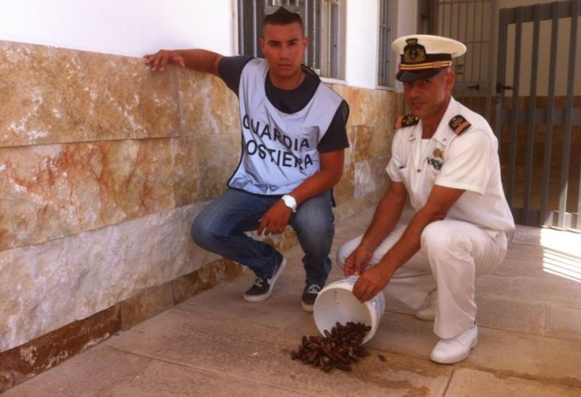Detenevano una 'cozza penna' e un chilogrammo di datteri. Denunciati