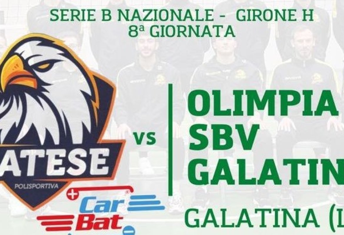L’Olimpia Sbv Galatina a Piedimonte Matese per vincere
