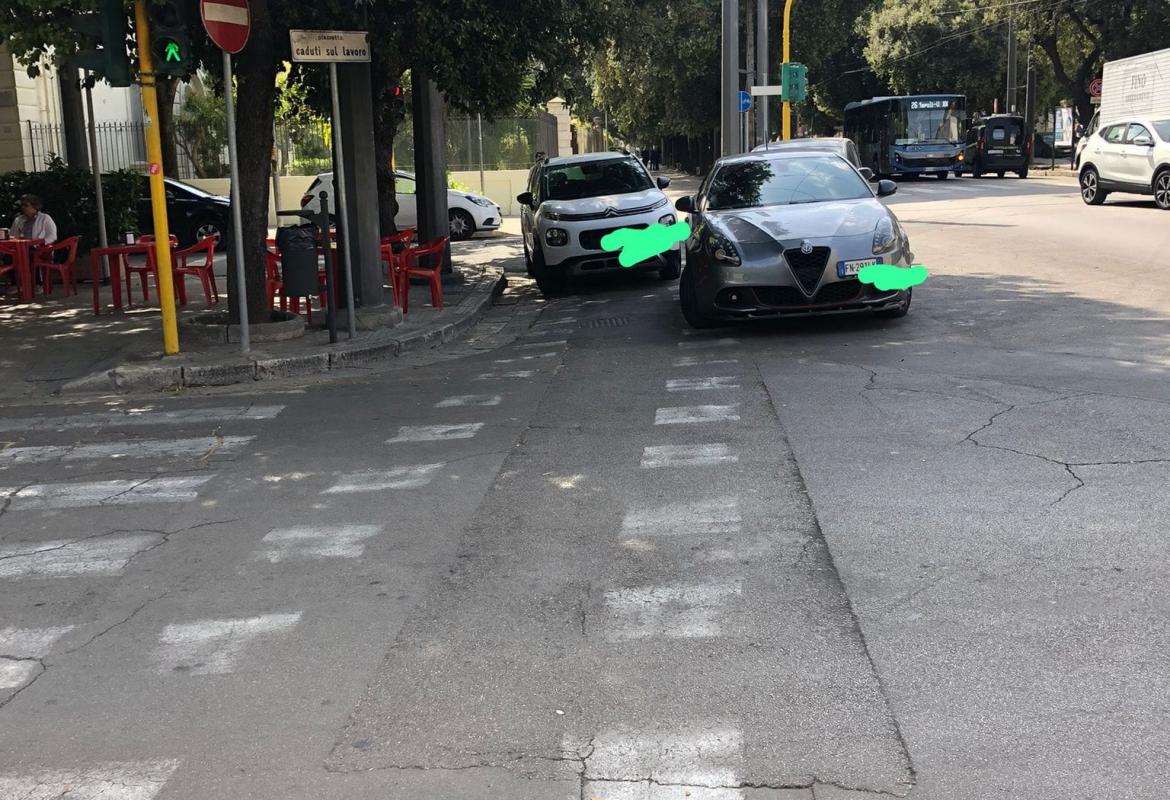 In viale Lo Re una ciclabile umana per gridare “#PROTEGGI_LE”