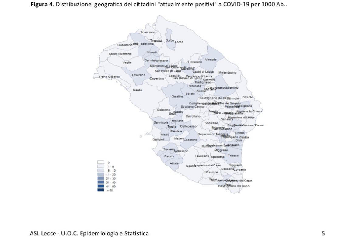 COVID-19. Non cambia il numero dei galatinesi ufficialmente positivi
