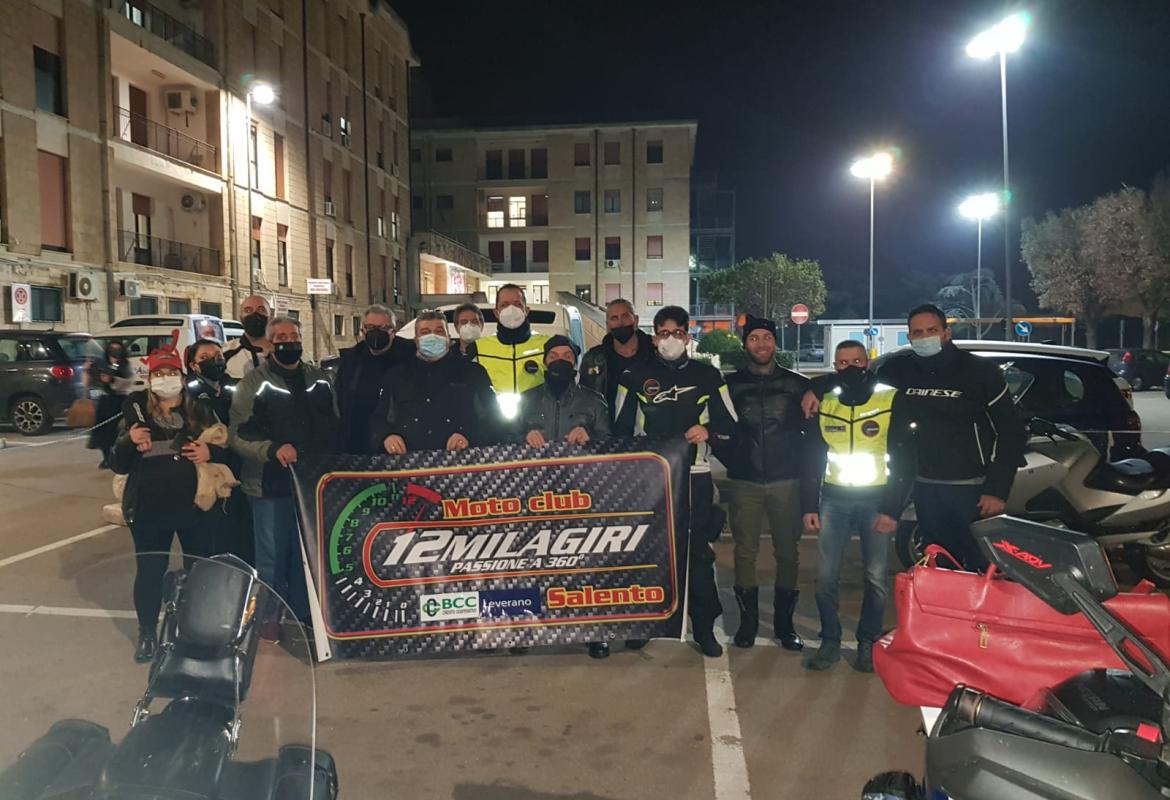 "Befana in moto" per i piccoli ricoverati nell'Ospedale di Galatina