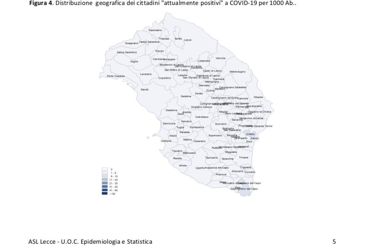 COVID-19. Sono 47 i galatinesi ufficialmente positivi