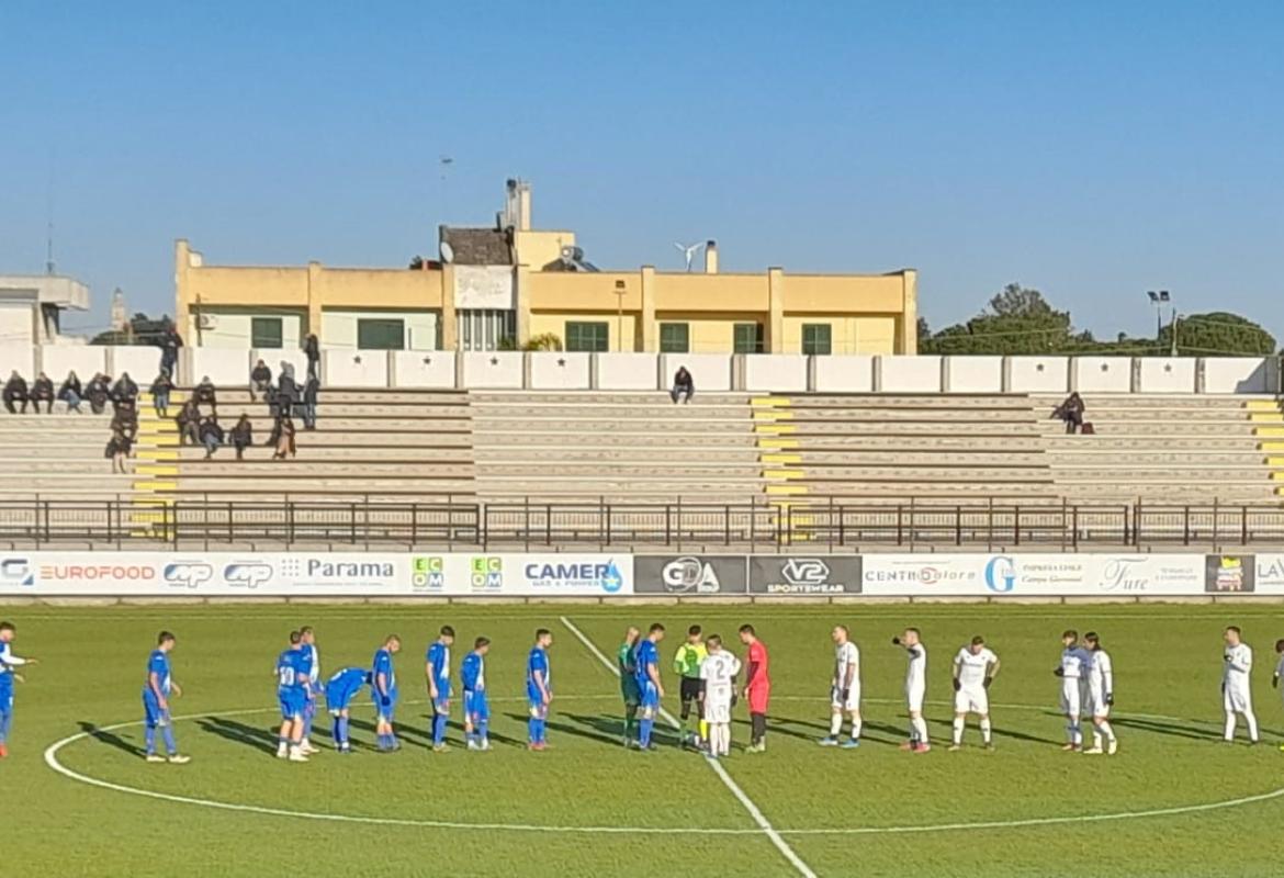 Il Galatina in semifinale di Coppa Puglia dopo il pareggio in trasferta con il Vernole