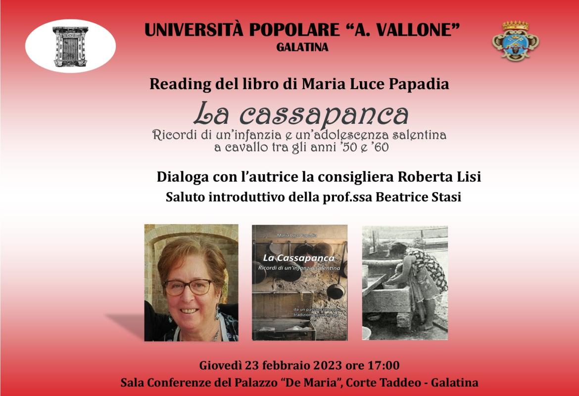 "La cassapanca. Ricordi di un'infanzia salentina"