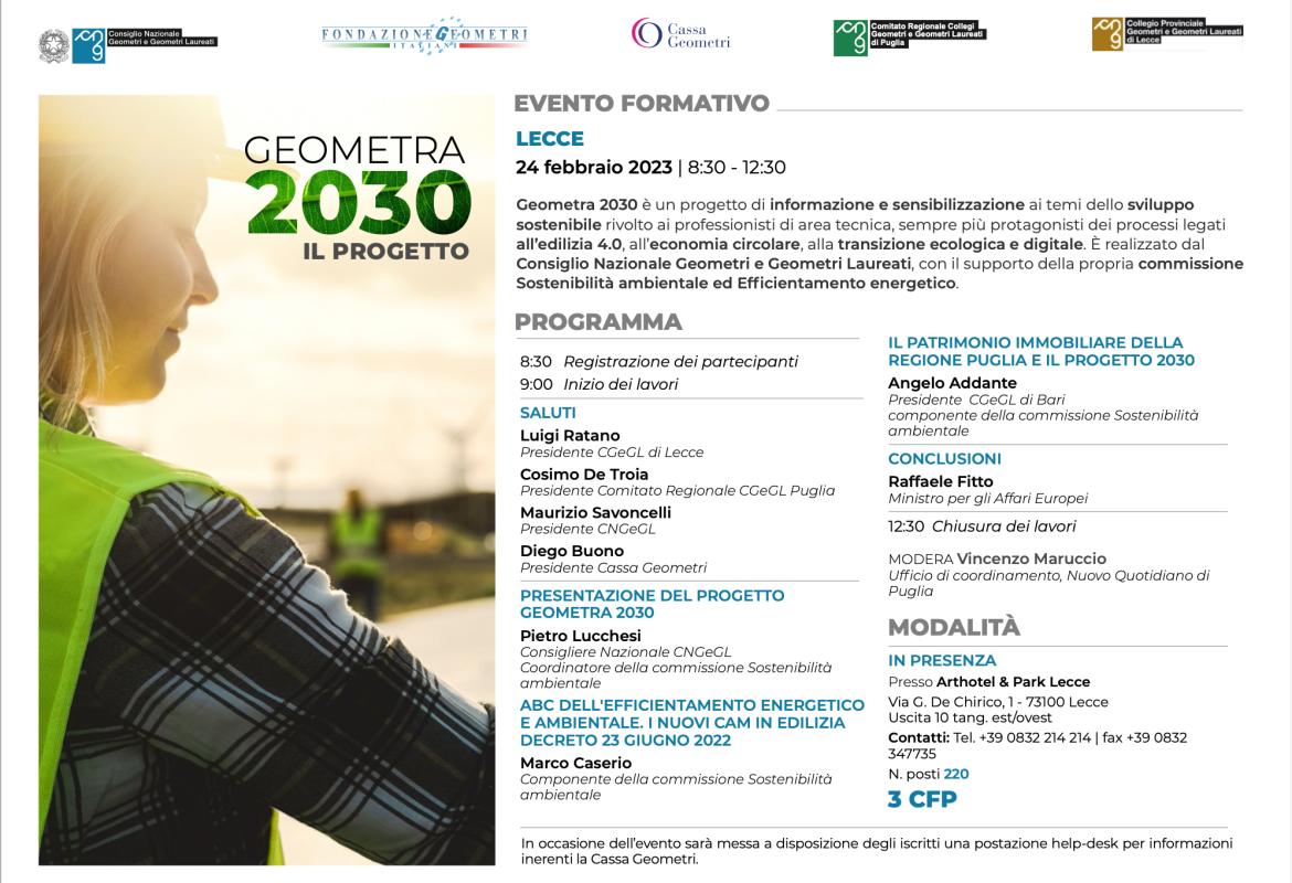 “Geometra 2030”, un convegno con il ministro Fitto