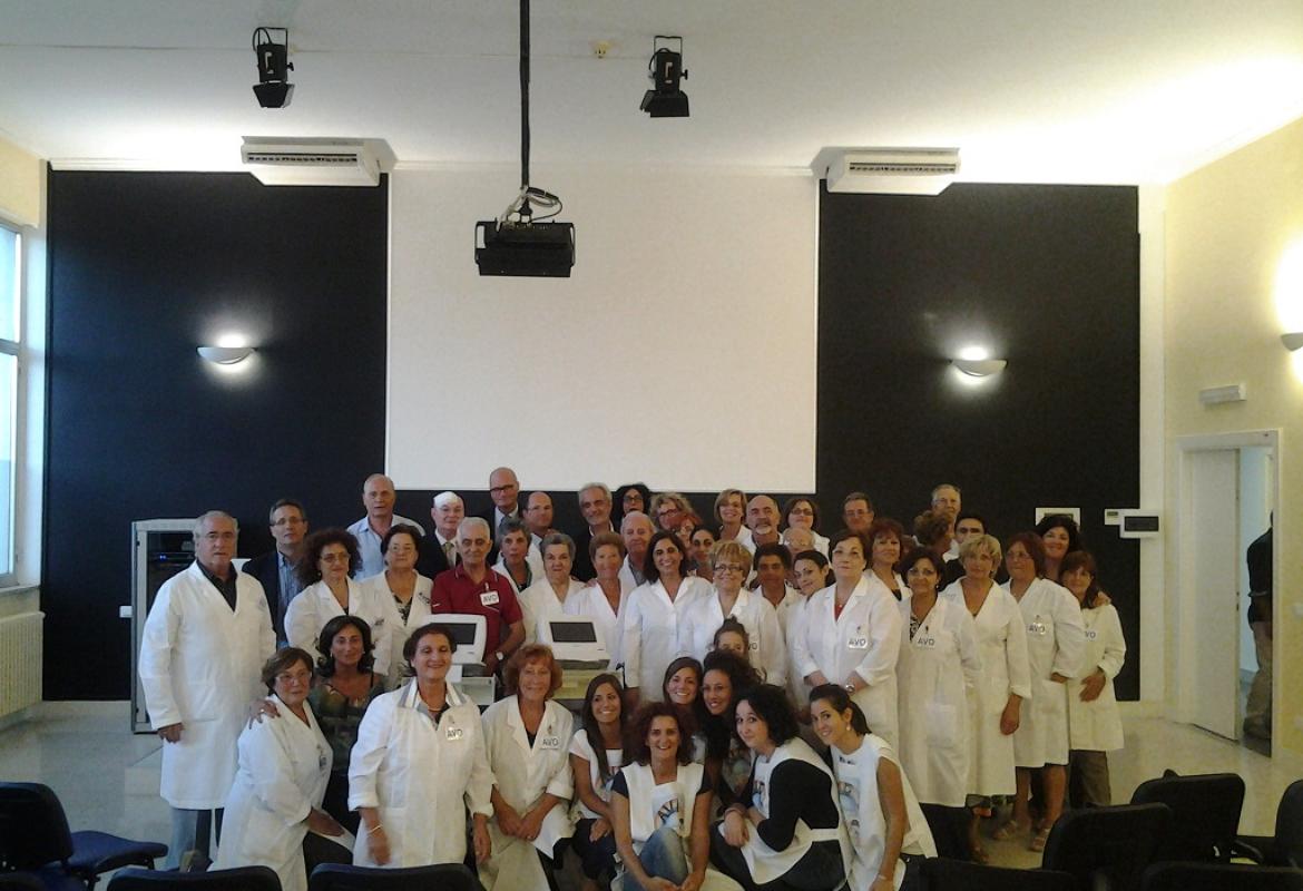 Due cardiotocografi donati dall'Associazione Volontari Ospedalieri al nosocomio copertinese