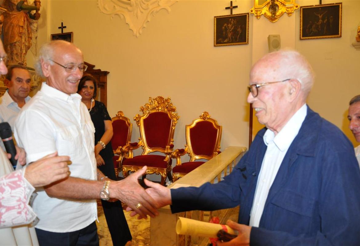 Arciconfraternita dell'Addolorata, una pergamena agli iscritti da 50 e 60 anni