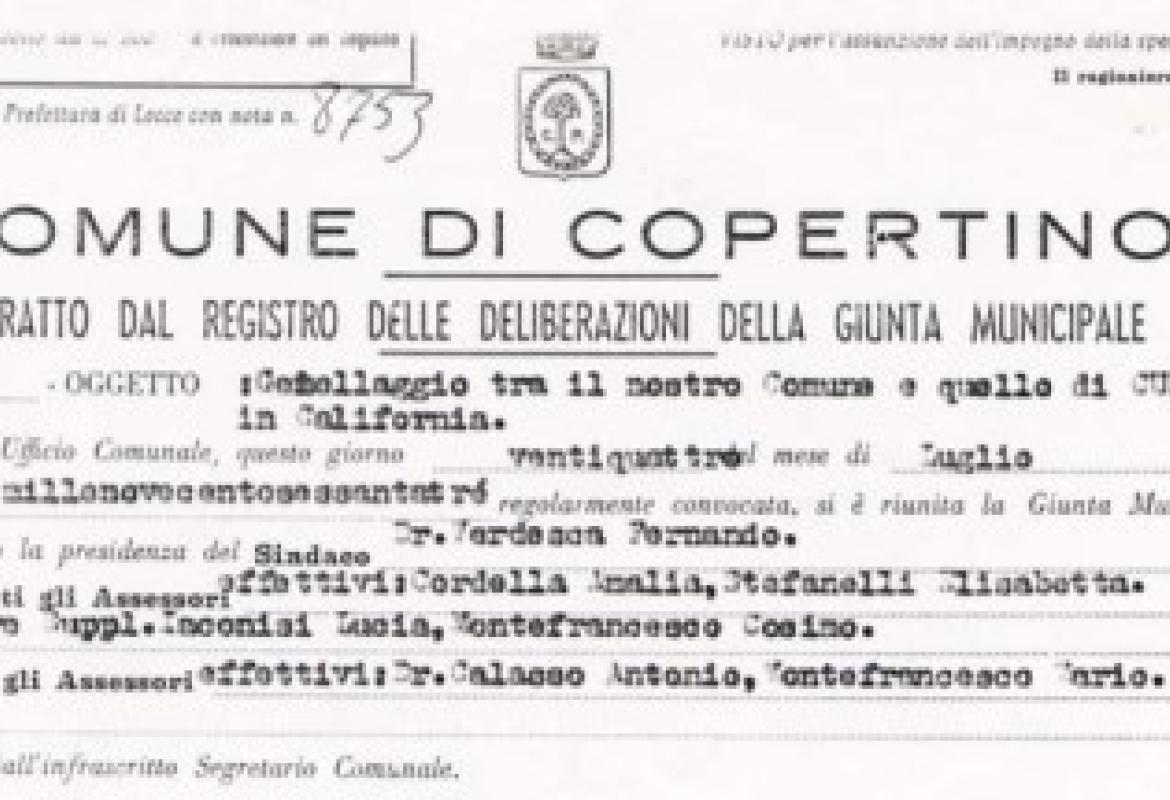 Da Copertino a Cupertino nel nome di San Giuseppe