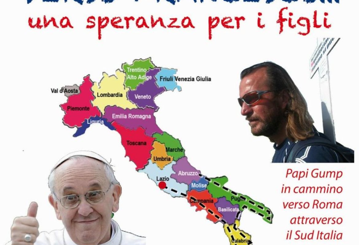 Papi Gump. “Mai più un figlio orfano di genitore vivo”