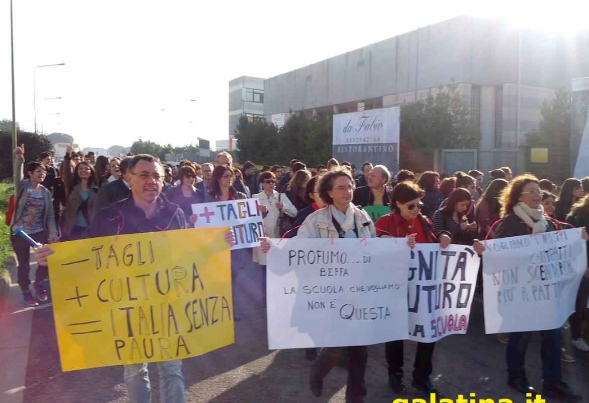 In strada per difendere la scuola pubblica