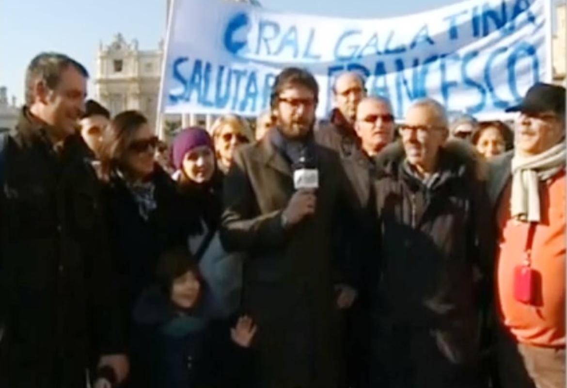 Il cral del Comune di Galatina in udienza dal Papa 